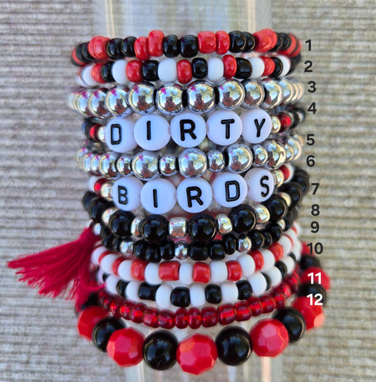 Atlanta Falcons Stacked Bracelet Set ππ₯