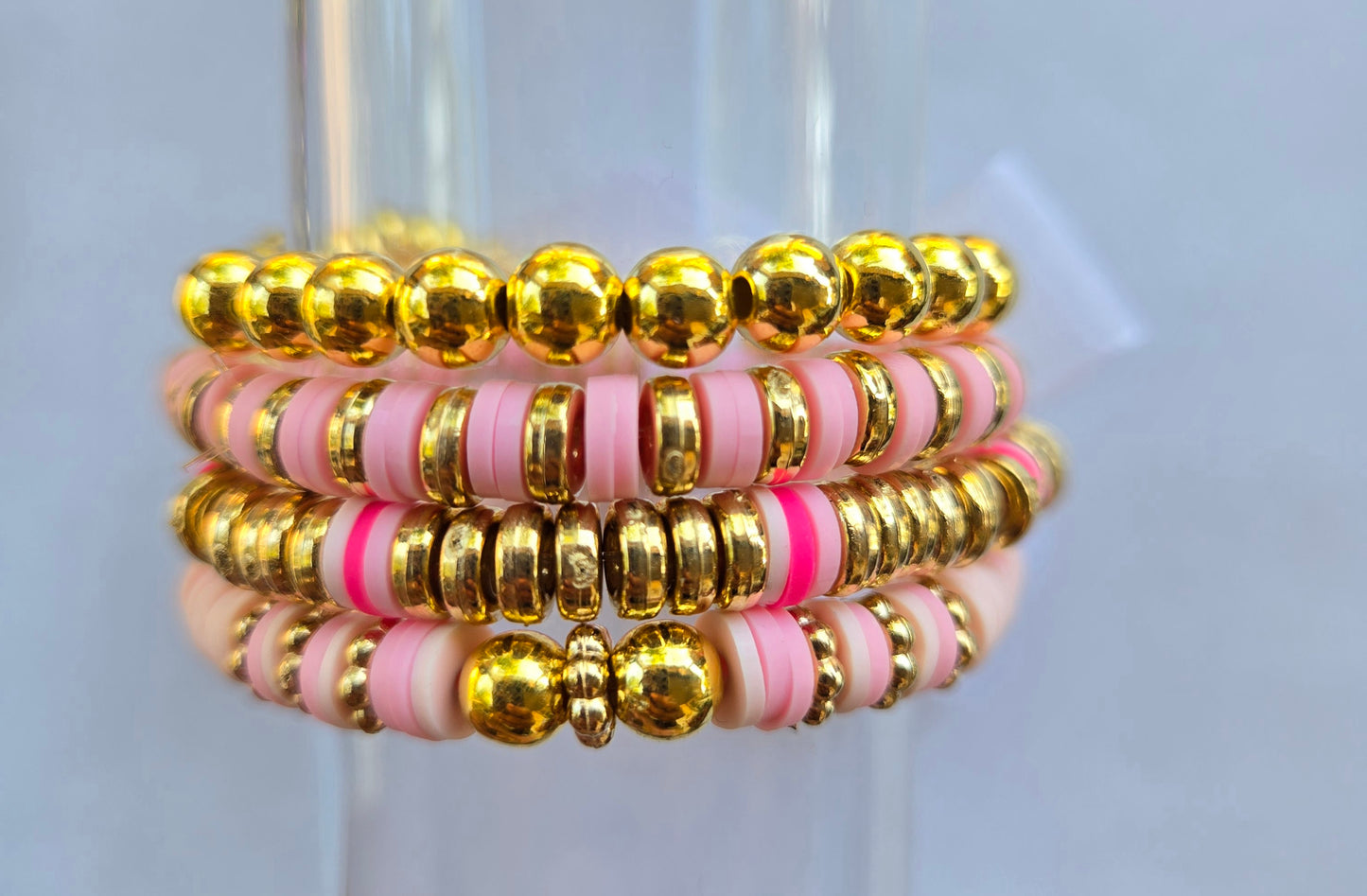Pink & Gold Stack