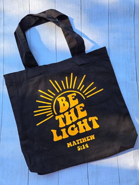 Be The Light Tote Bag