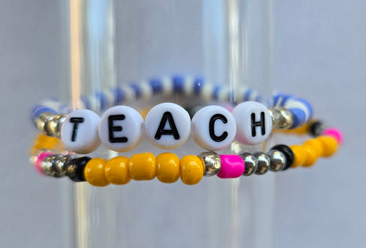 Meet the Teacher Bracelet Set ✏️🍎