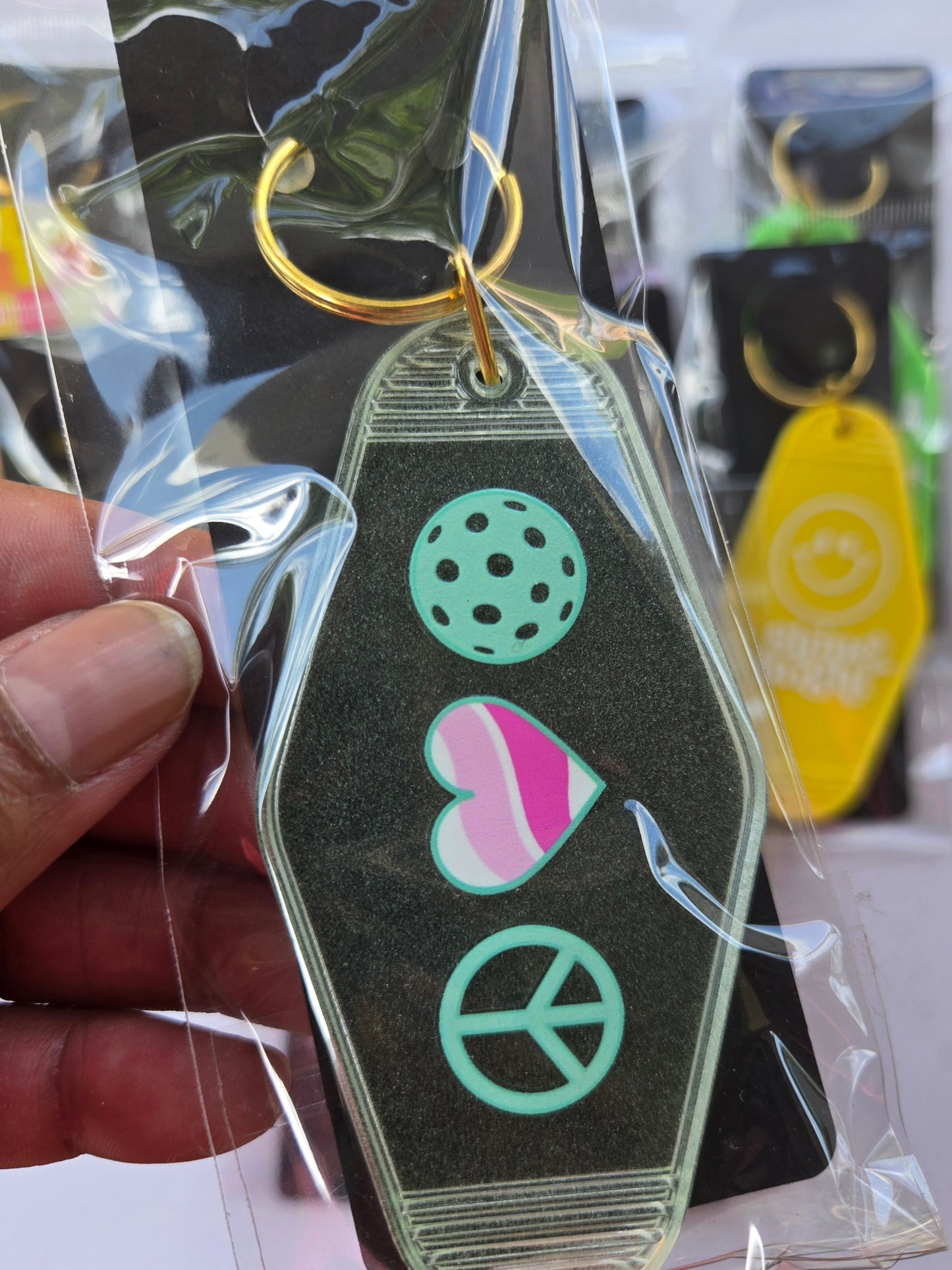 Retro-Inspired Motel Keychains