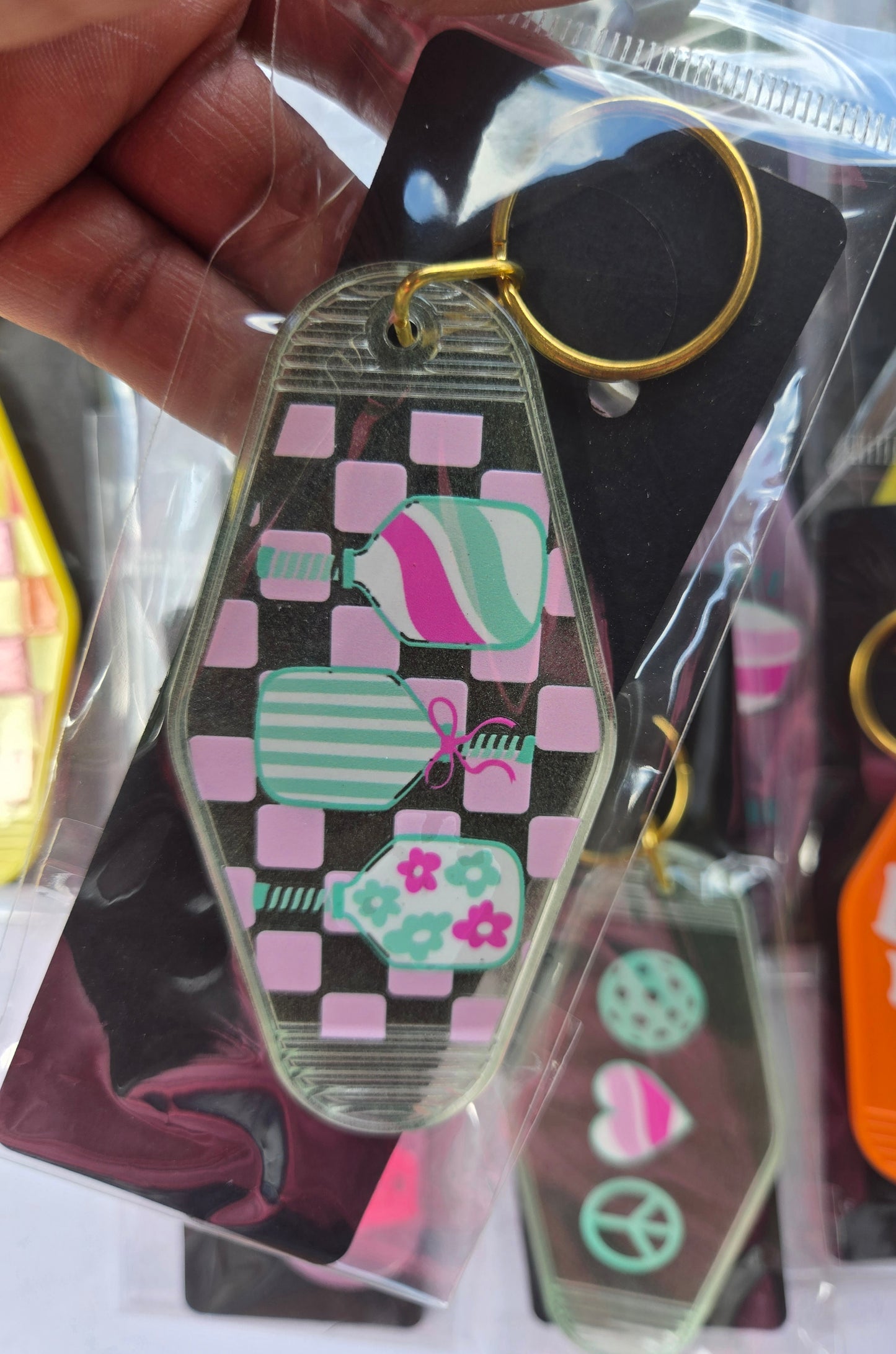Retro-Inspired Motel Keychains