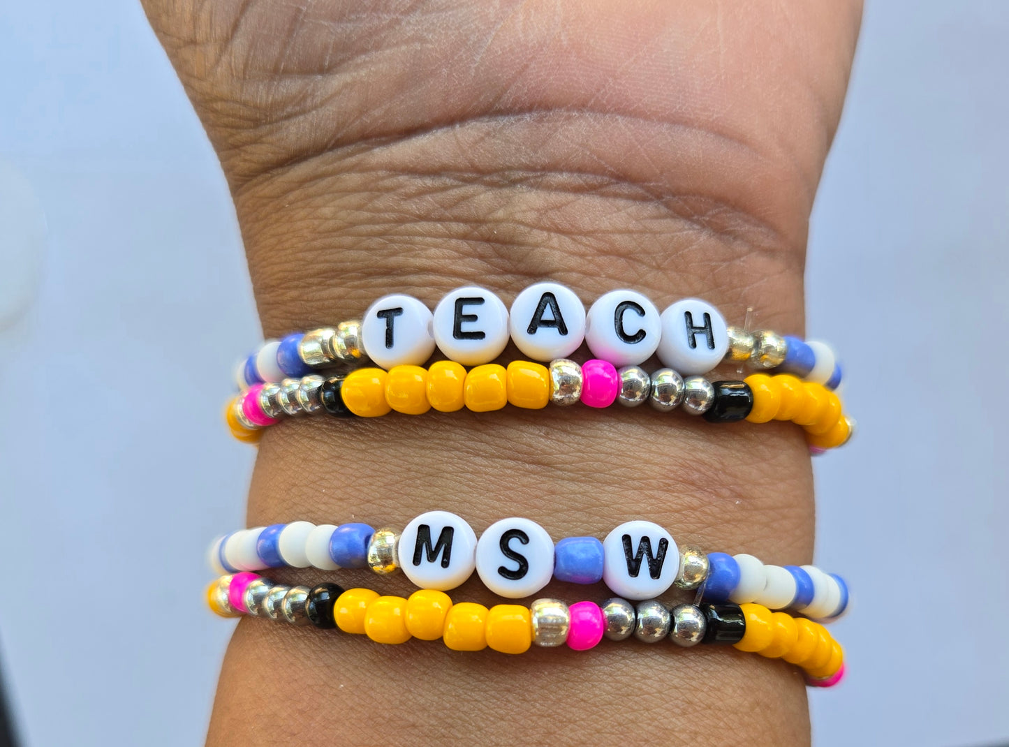 Meet the Teacher Bracelet Set ✏️🍎